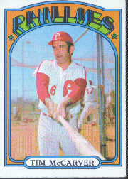 1972 Topps Baseball Cards      139     Tim McCarver